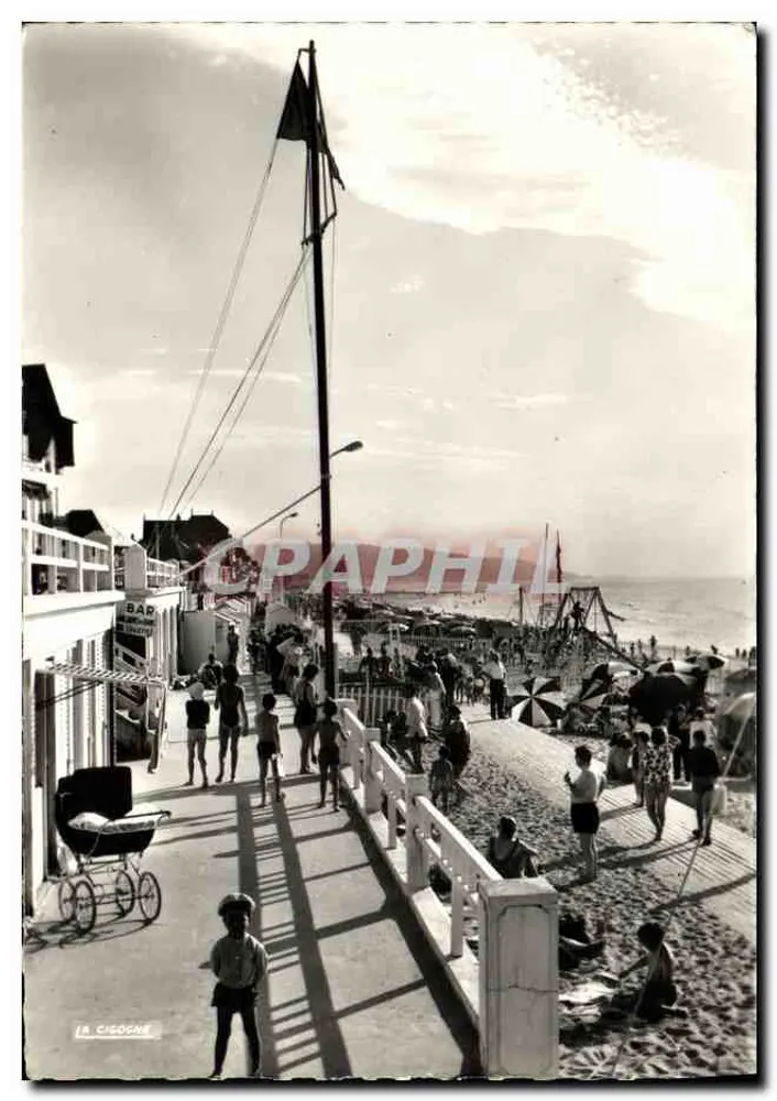 La Chogne — Ansicht der Terrasse des Grand Hôtel und der Strand — Éditions "La Chogne" - Vorderseite