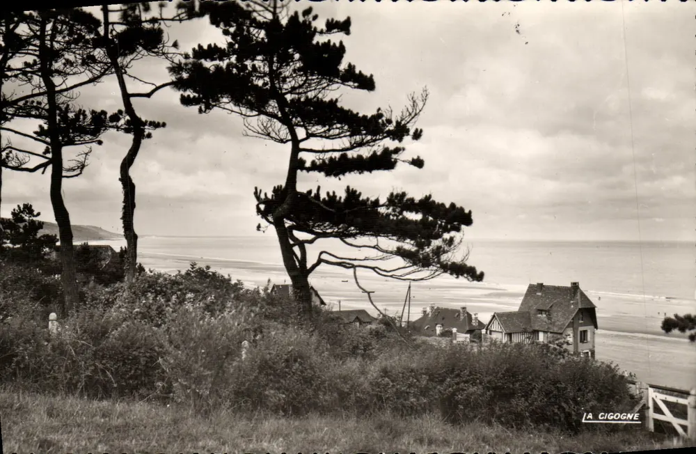 A Cegonha — Vista da praia em Blonville-sur-Mer — Fotógrafo Vautuholé - Frente