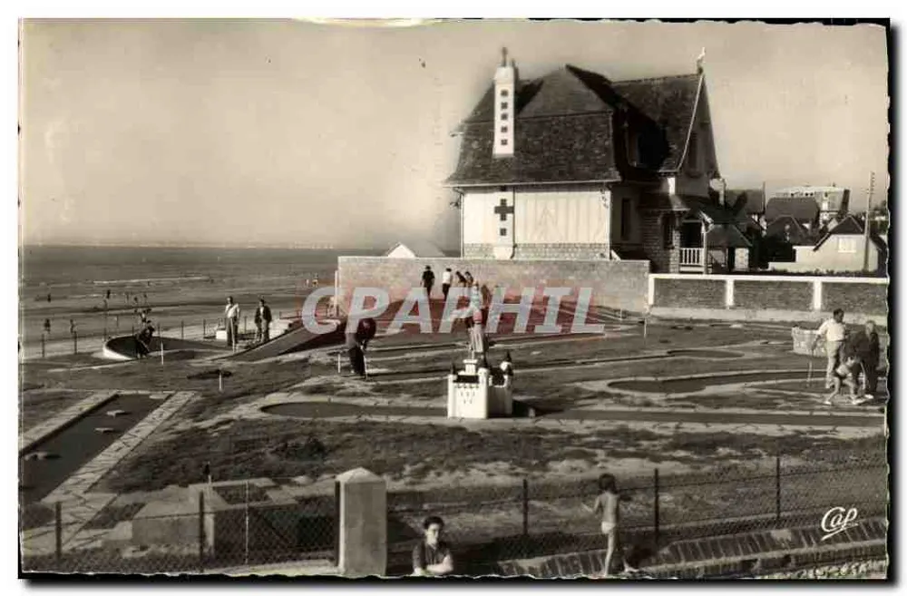 Blonville-sur-Mer — Der Miniatur-Golfplatz und die Strände — C.A.P. Paris - Vorderseite