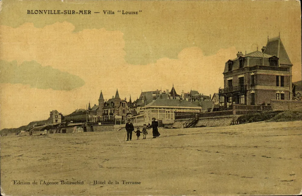 Blonville-sur-Mer — Villa "Louise" — Edition der Agentur Bourachot — Hotel de la Terrasse - Vorderseite