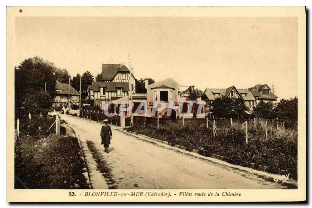 Blonville-sur-Mer (Calvados) — Villen auf der Route der Chimäre — G. Artaud, Verlag, Nantes - Vorderseite