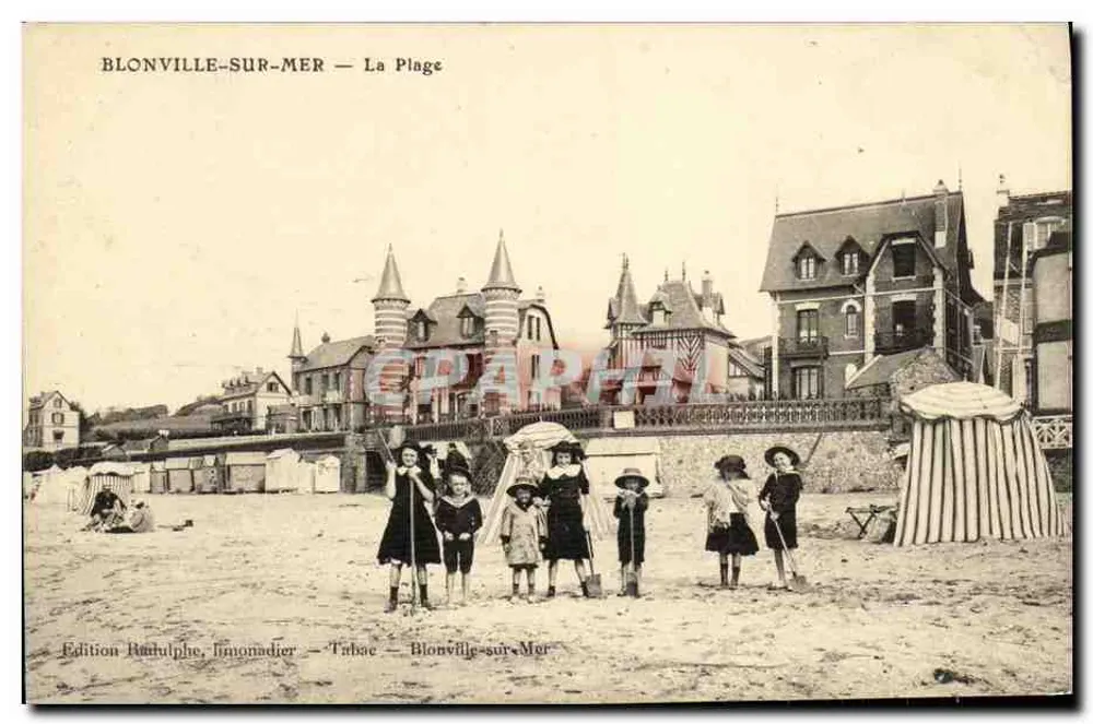 Blonville-sur-Mer — La Plage — Edition Rudulphe, Limonadier - Recto