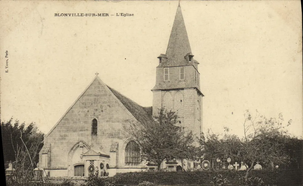 Blonville-sur-Mer — La Iglesia — E. Vincq, París - Anverso