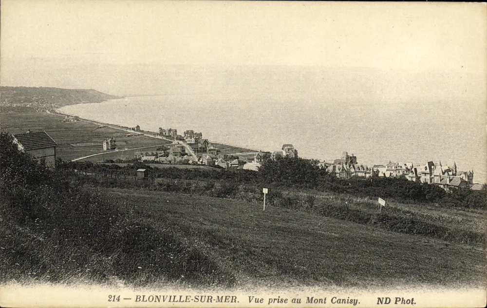 Blonville-sur-Mer — Ansicht vom Mont Canisy — ND Phot. n° 214 - Vorderseite
