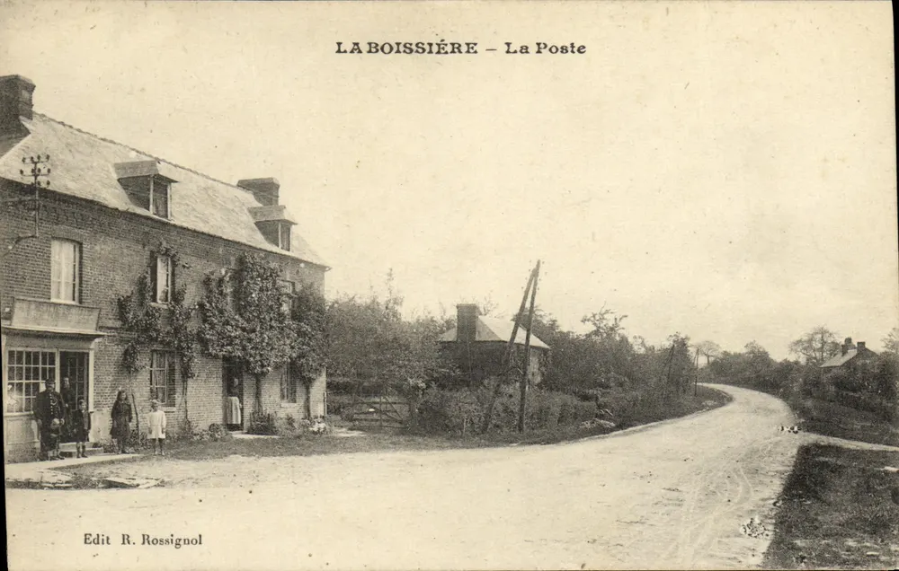 La Boissière — A Postagem — Editado por R. Rossignol - Frente