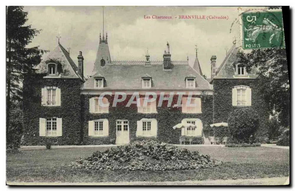 Les Charteaux - BRANVILLE (Calvados) — editor não visível, número de série ilegível - Frente