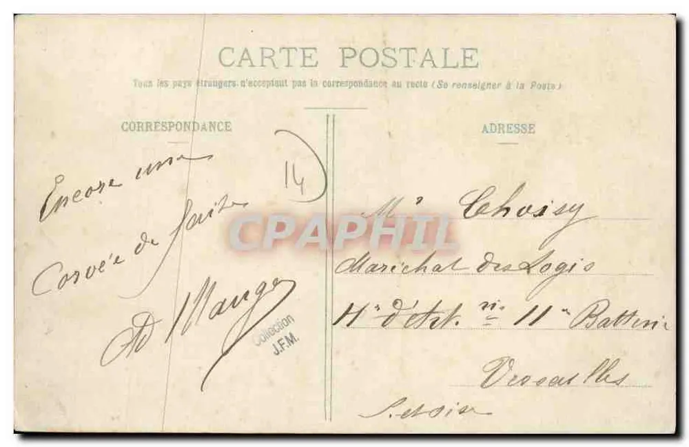 Les Charteaux - BRANVILLE (Calvados) — editor não visível, número de série ilegível - Verso