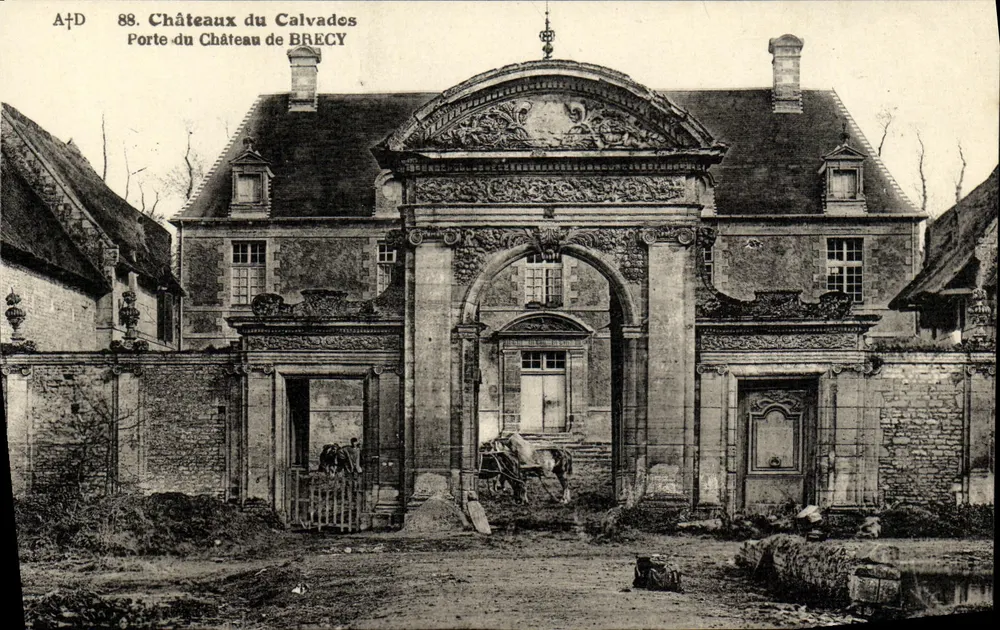 Porte du Château de Brecy — Châteaux du Calvados — A. Dubosq, édit, Commes (Calvados) - Recto