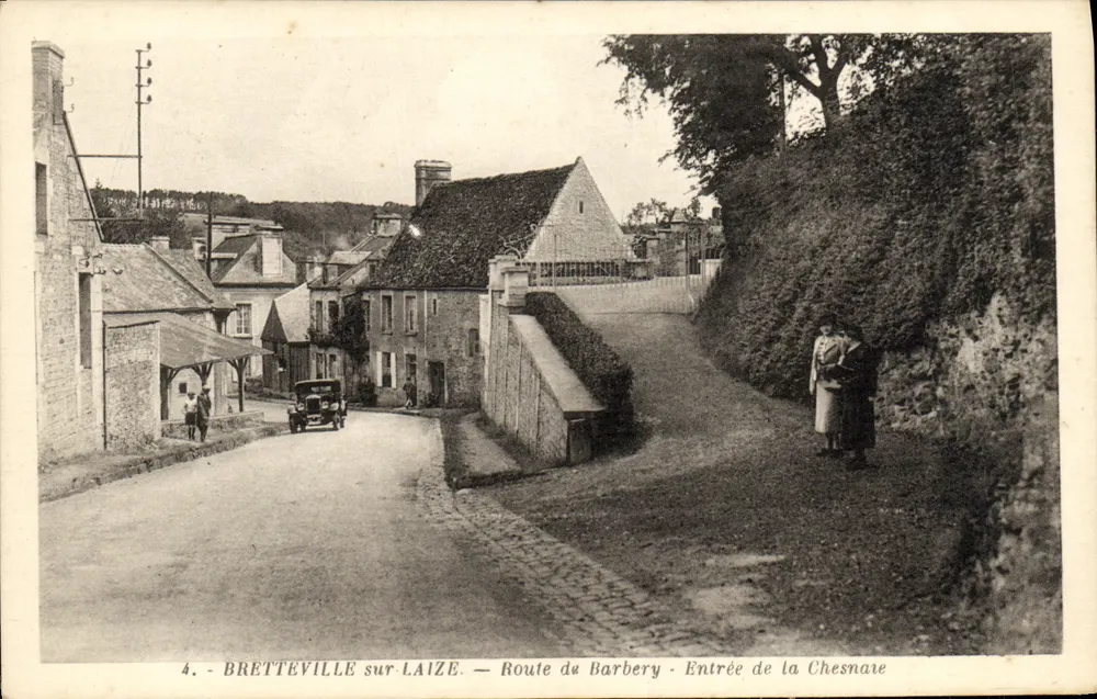 Bretteville-sur-Laize — Route de Barbery — Eingang zur Chesnaie - Vorderseite