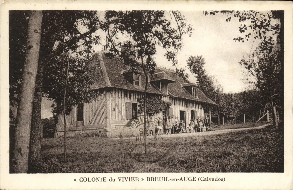 Kolonie Vivier — Breuil-en-Auge (Calvados) — unbekannter Verleger - Vorderseite