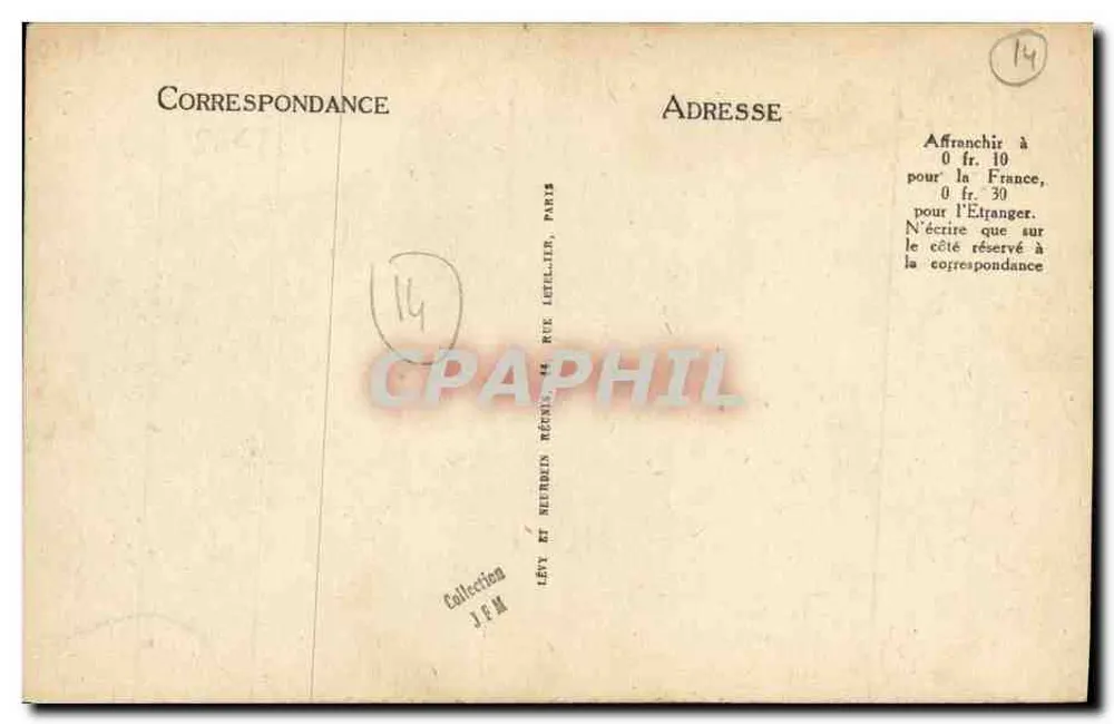 Le Breuil-en-Auge — Kirche des 13. und 14. Jahrhunderts — Verleger Lévy et Neubelin, Paris, n° 180 - Rückseite