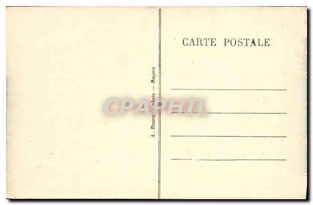 Castelo de Carcagny, perto de BAYEUX — A. Bazanpont photo — Bayeux - Verso