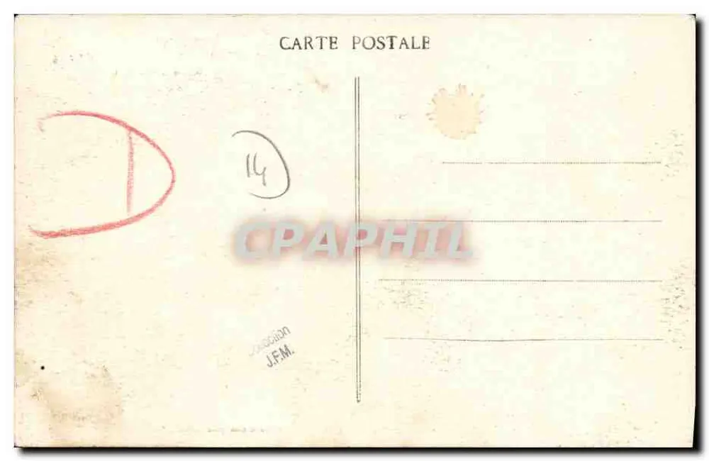 Cauville (Calvados) - Le Bourg — Route d'Haroucourt — Edição Jouveune, em Cauville - Verso