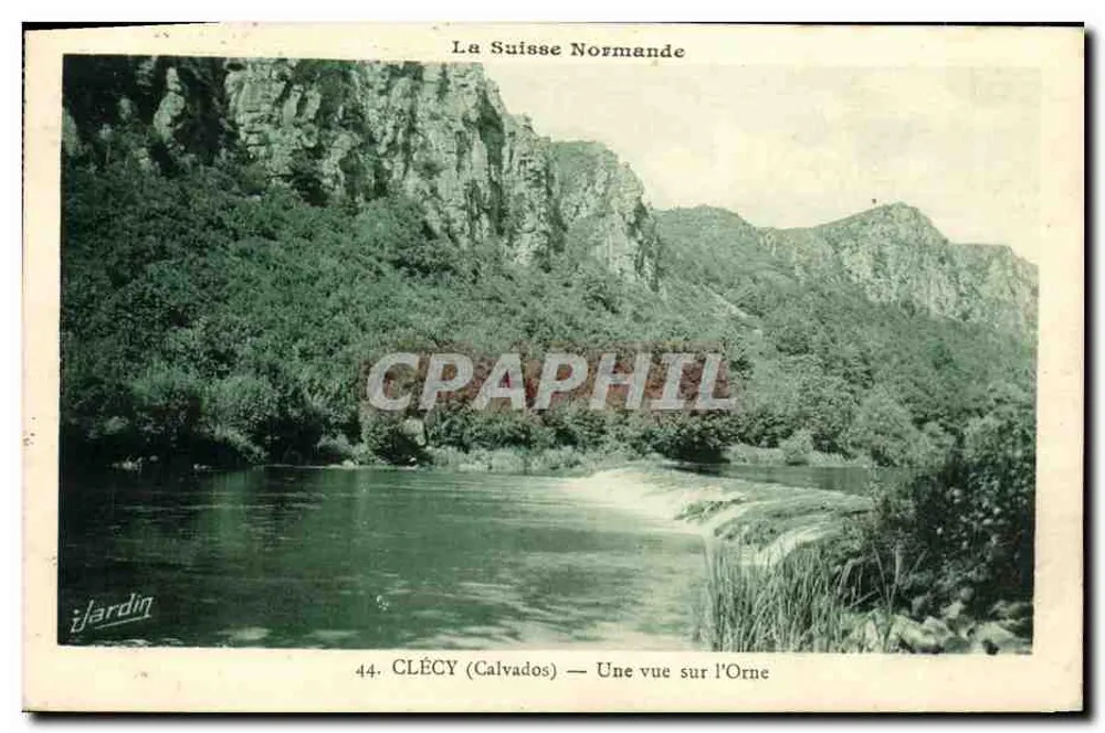Clécy (Calvados) — Vue sur l'Orne — Jardin - Awers