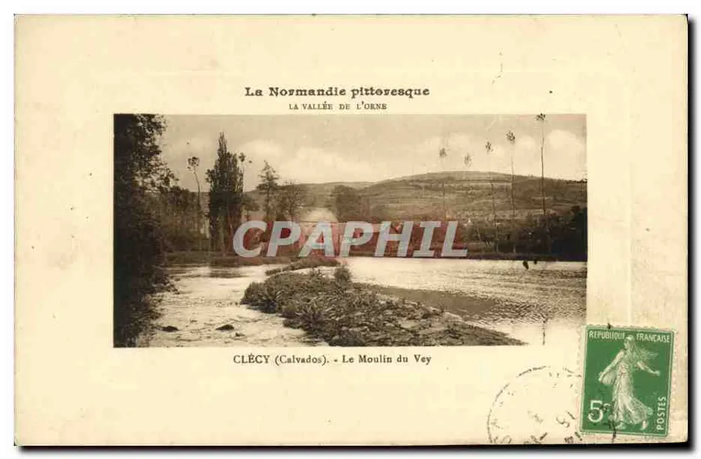 Clécy (Calvados) — O Molino do Vey — A Vale do Orne — Editor não visível - Frente