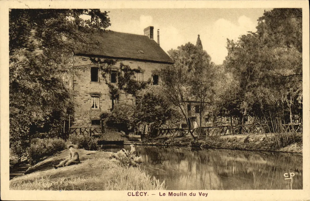 Clécy — Le Moulin du Vey — Édition Centrale Photo - Caen - Frente