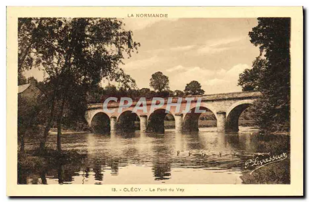 Clécy - O Ponte do Vey — P. Levassuer, série 13 - Frente