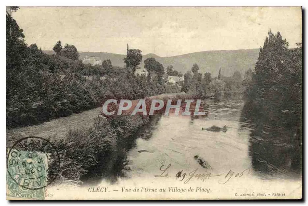 Clécy — Ansicht der Orne im Dorf Placy — G. Jeanné, phot. - Falaise - Vorderseite