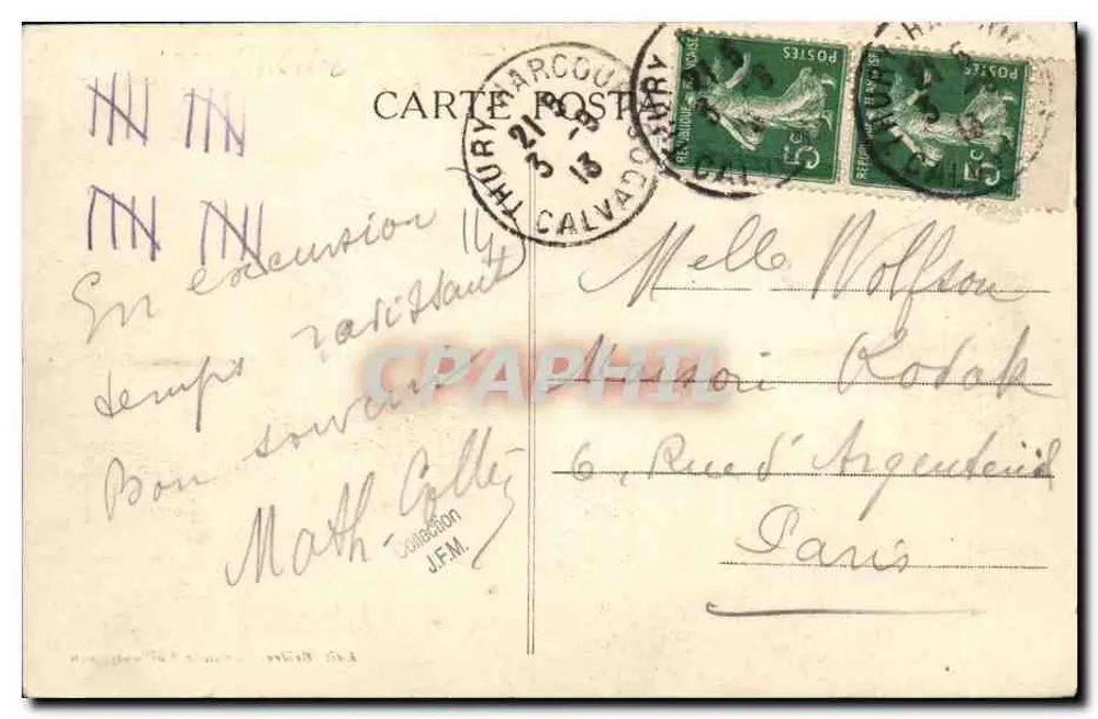 Clécy (Calvados) — Der Tränkbrunnen — Verlag Brière - Rückseite