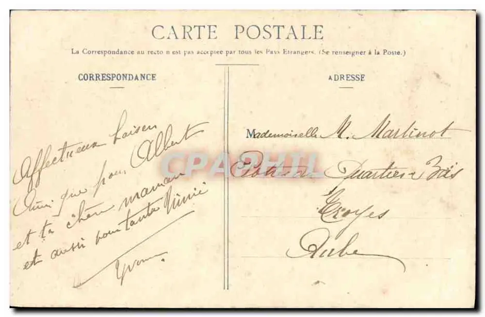 Fazenda de Cantepie — Clécy — C. C. - 57 - Verso