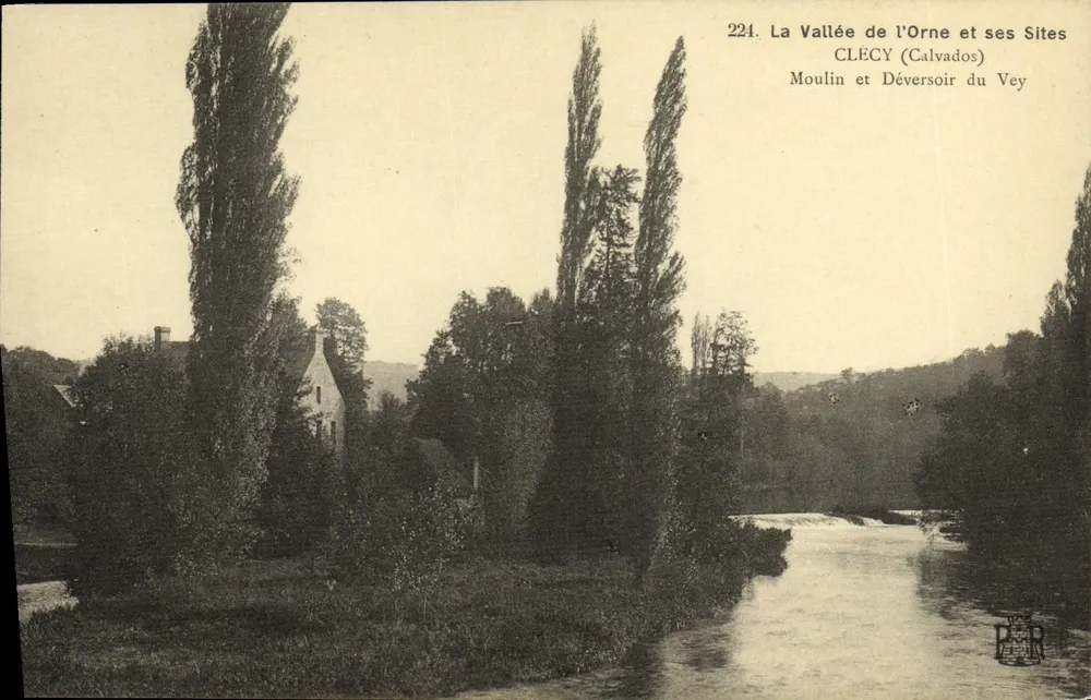 Clécy (Calvados) — Mühle und Spillway des Vey — Serie 224 - Vorderseite