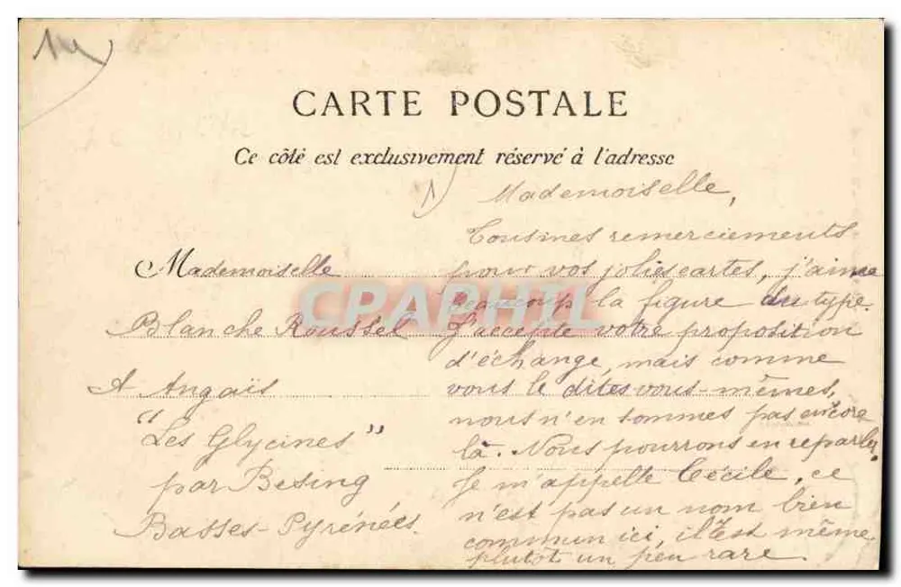 Viaduc de la Lande (Clécy) — Umgebung von Conde-sur-Noireau — G. F. n°2417 - Rückseite