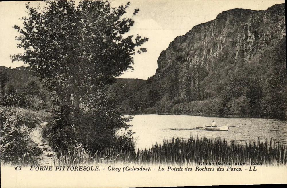 L'Orne pittoresca - Clécy (Calvados) - A Ponta dos Rochos dos Parcs - Frente
