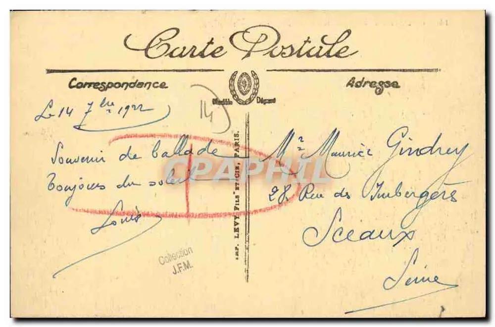 Courseulles-sur-Mer — As duas Docas — LL. - Verso