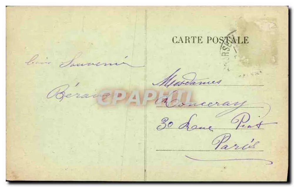 Courseulles — As Pontas — Ed. Lecordier - Verso
