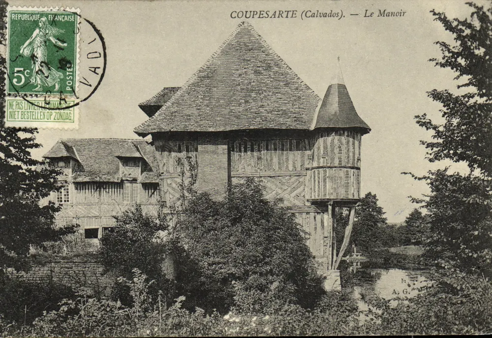 Coupesarte (Calvados) — Zamek — A.G. wydawca - Awers