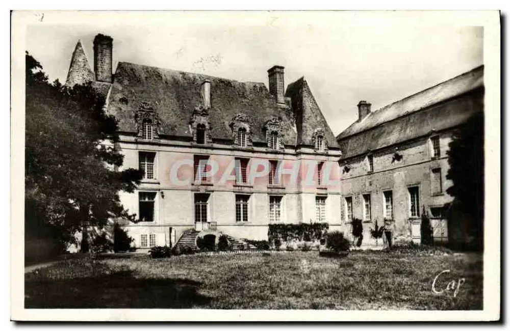 Castelo de Courseulles-sur-Mer — vista do edifício principal — editor C.A.P. (47) Paris - Frente