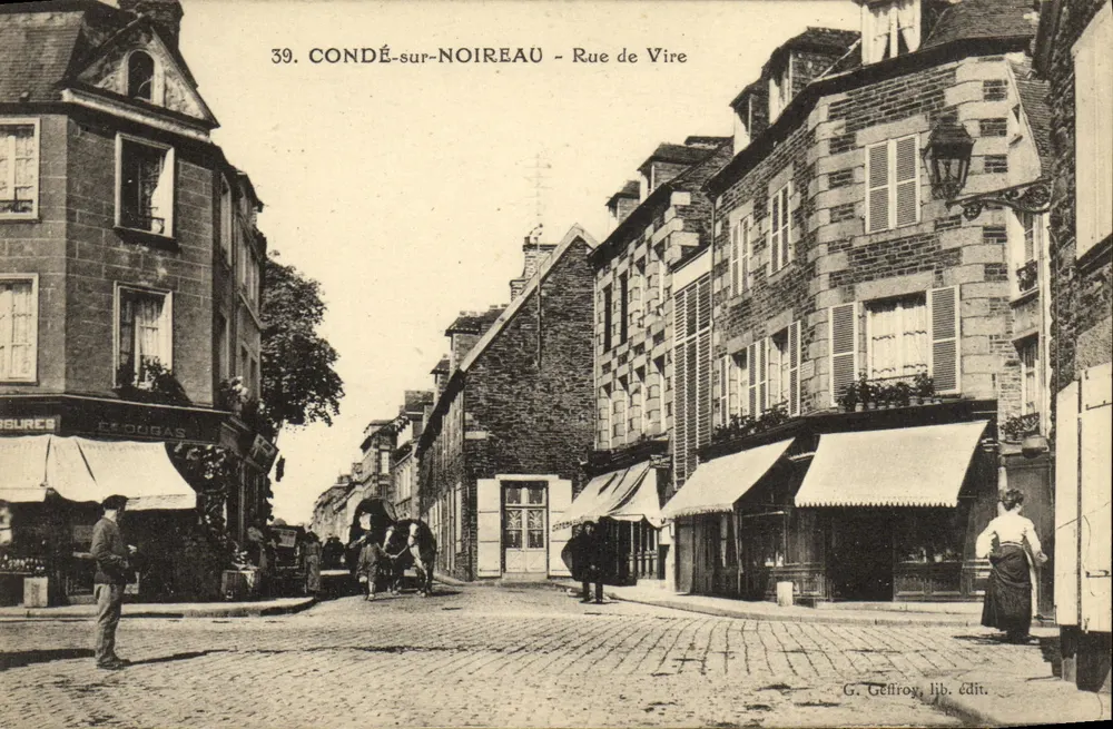 CONDÉ-sur-NOIREAU - Straße von Vire — G. Geoffroy, Verlag - Vorderseite