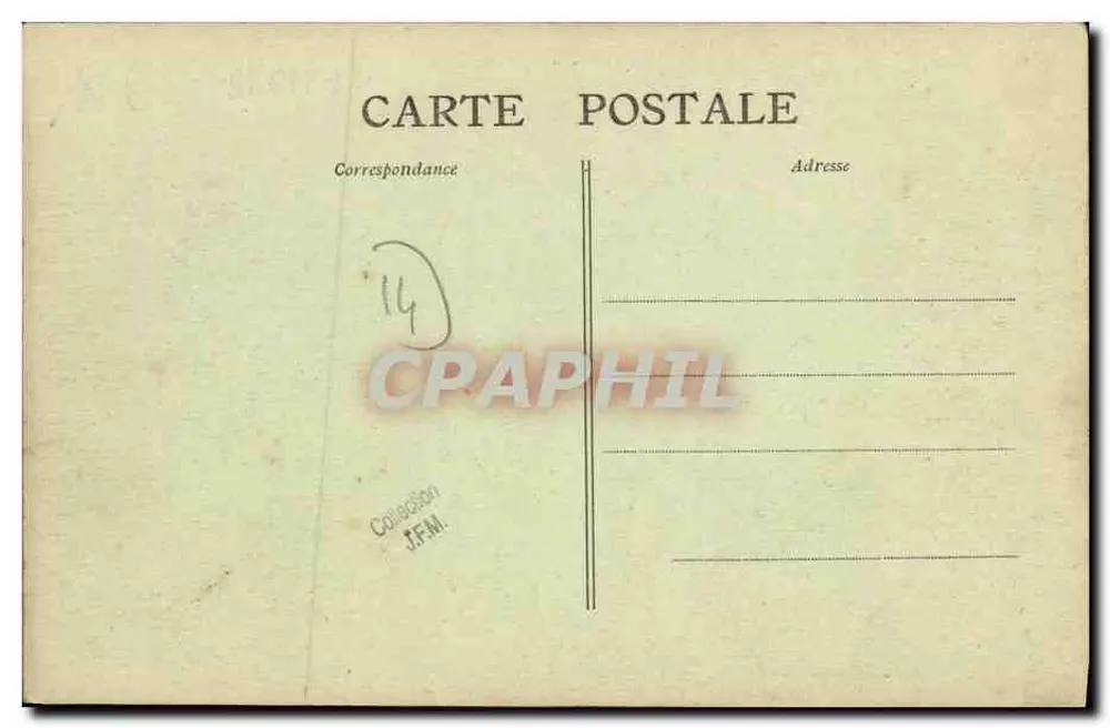 Condé-sur-Noireau — Brücke der Drouance und Fischhändlerstraße — G. Ganne, Verlag Nr. 49 - Rückseite