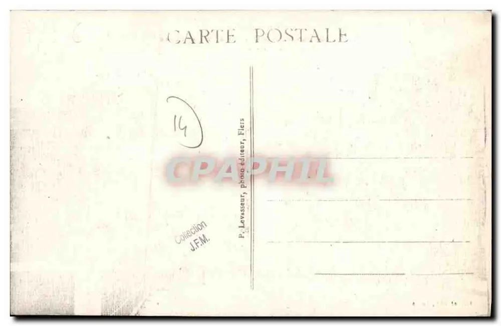 Condé-sur-Noireau — Rue du Vieux Château — Iluchet édit, Condé - Rückseite