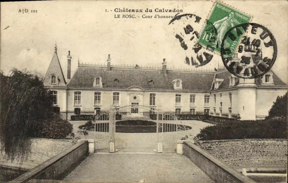 Le Bosc - Der Ehrenhof — Schlösser des Calvados — Verlag A+D 101 - Vorderseite