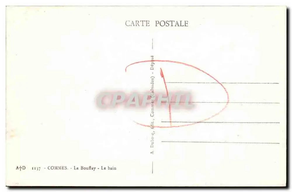 कॉम्मेस - ले बूफ़े - ले बैन — ए. डुसो, एडिटर, संख्या 1137 - पीछे