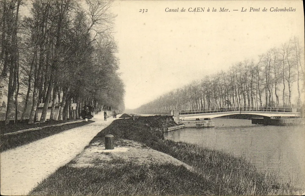 Canal de CAEN à la Mer — Le Pont de Colombelles — Unbekannter Verlag, n° 232 - Vorderseite