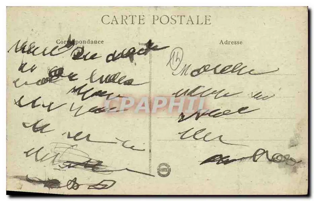 Les bords de l'Orne - L'Orne à Colombelles — Collection I. A., phot. n°46 - Verso