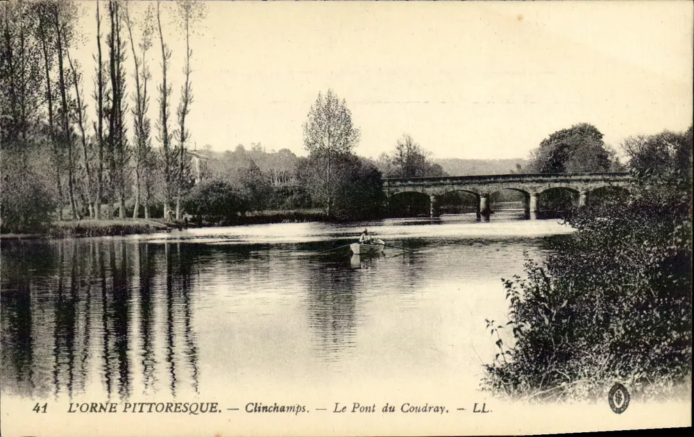 L'Orne pittoresque — Clinchamps — O Ponte do Coudray — LL. - Frente