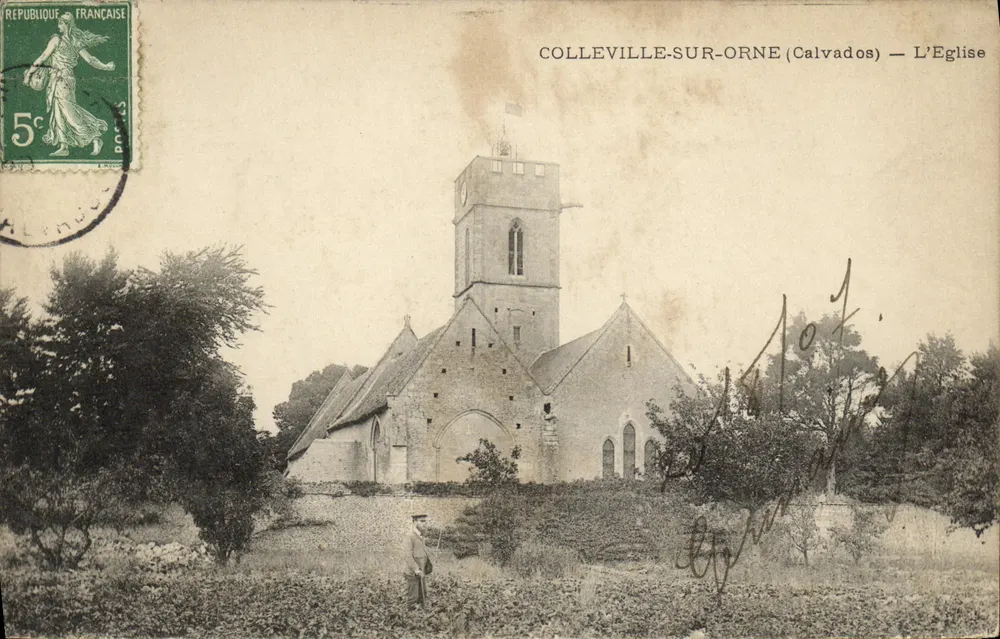 Colleville-sur-Orne (Calvados) — Katedra — Wydawca nieznany - Awers