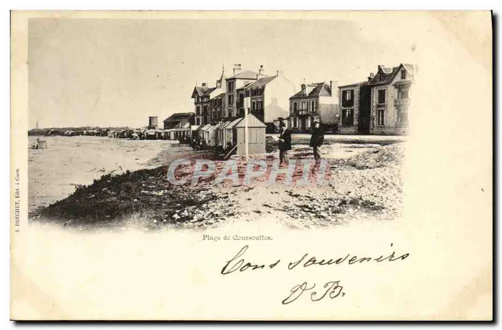 Praia de Cours culles — J. HINCHET, editor, n°5 Carnot - Frente