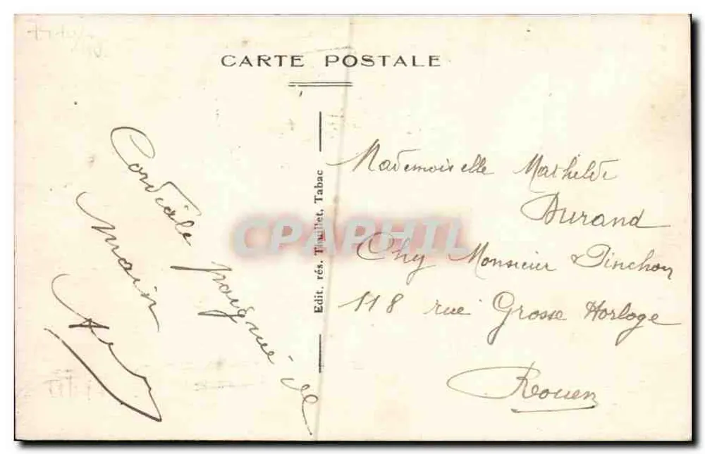 Coursaules (Calvados) — As Cabines da Flage — Editor: Maini, Praguerie - Verso
