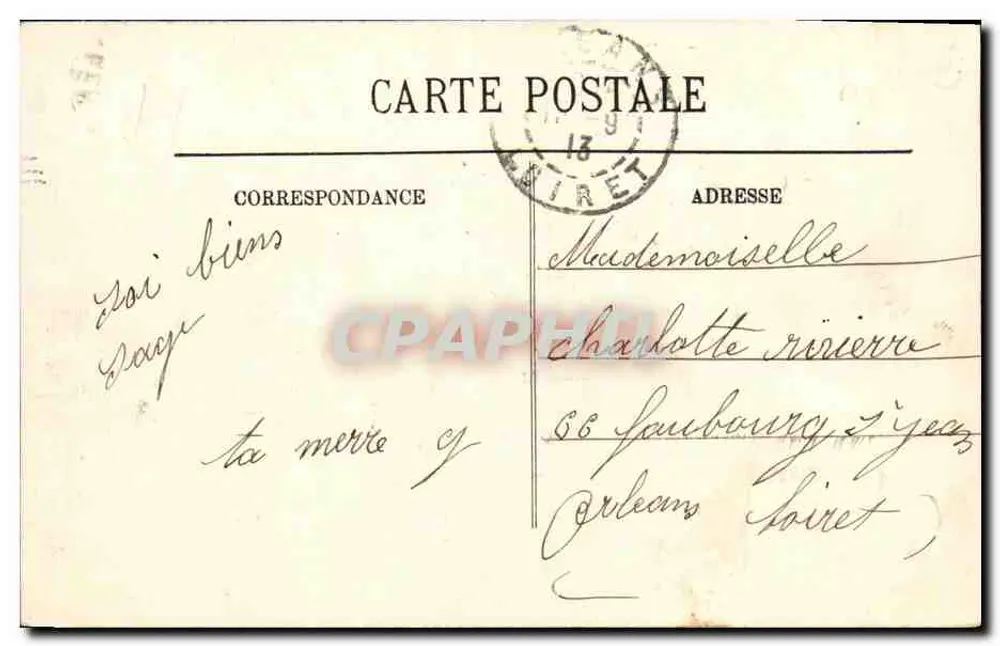 COURSEULLES — Crianças na Praia — LL. N°10 - Verso