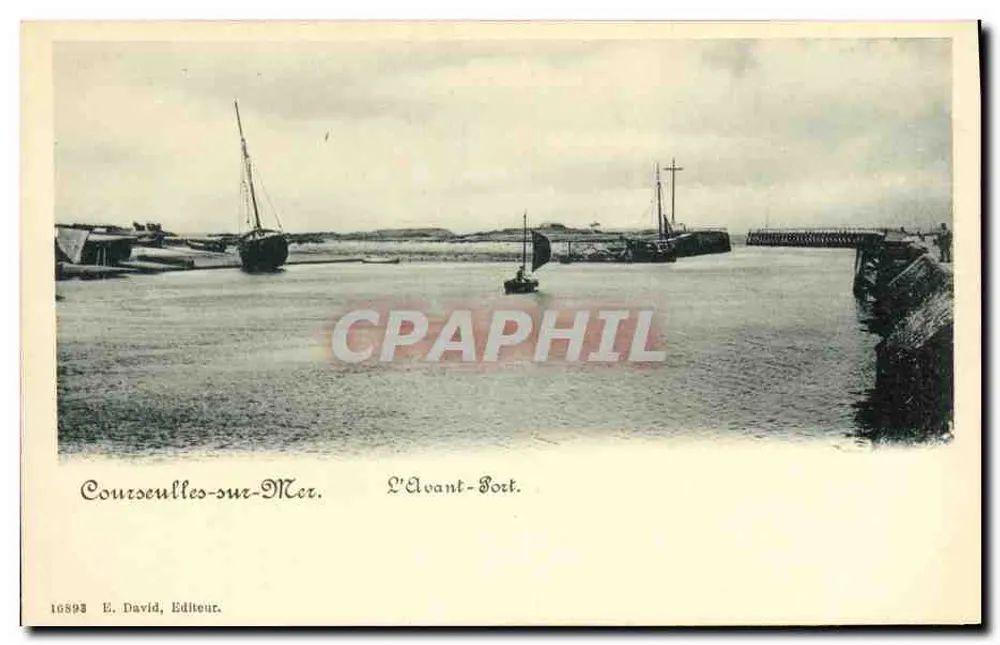 Courseulles-sur-Mer — Der Avant-Port — E. David, Verlag, Nr. 16892 - Vorderseite
