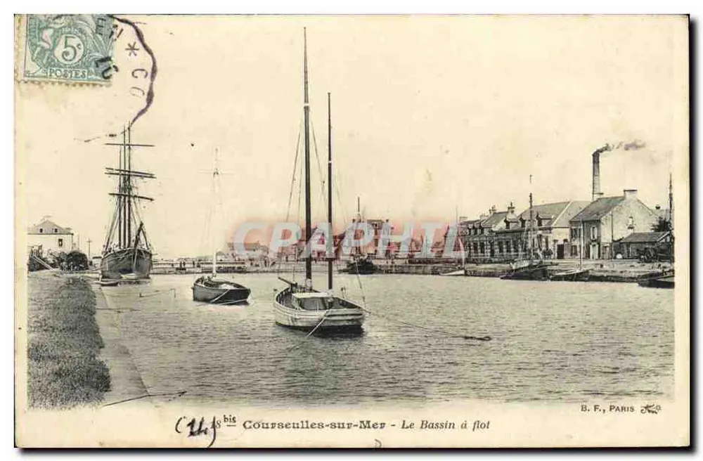 Coursacilles-sur-Mer — Der Flottenteich — B.F., Paris - Vorderseite