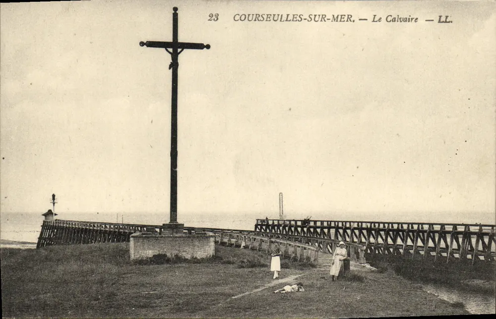 Courseulles-sur-Mer — O Calvário — LL. - Frente