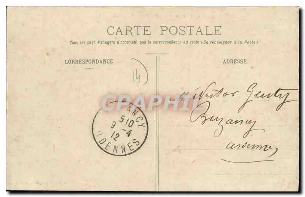 Courtonne-la-Meurdrac (Calvados) — L'Église — J. Eillion, phot. & édit., Lisfens - Verso