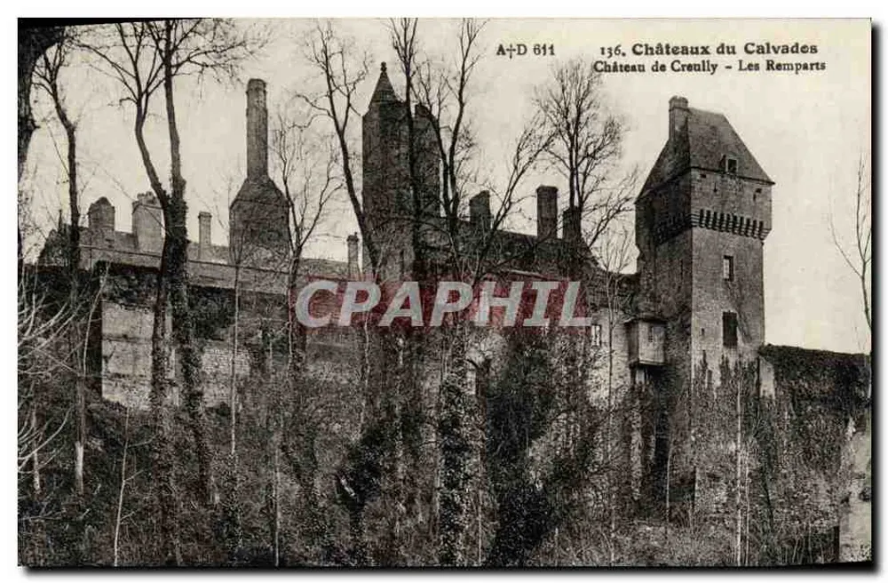 Schloss Creully - Die Mauern — Schlösser des Calvados — A+D 811 - Vorderseite
