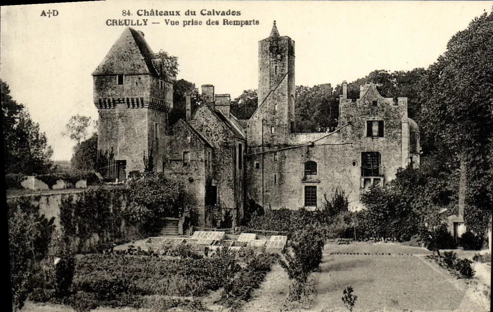 Schlösser von Calvades — Ansicht vom Wall — A. Dubosq, Verlag (Comm. Calvados) - Vorderseite