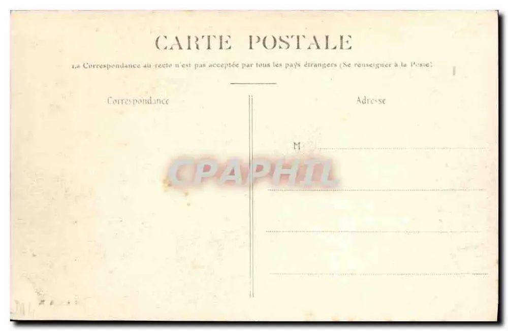 Creully — Facha do Castelo — Editor não identificado, n° 73 - Verso